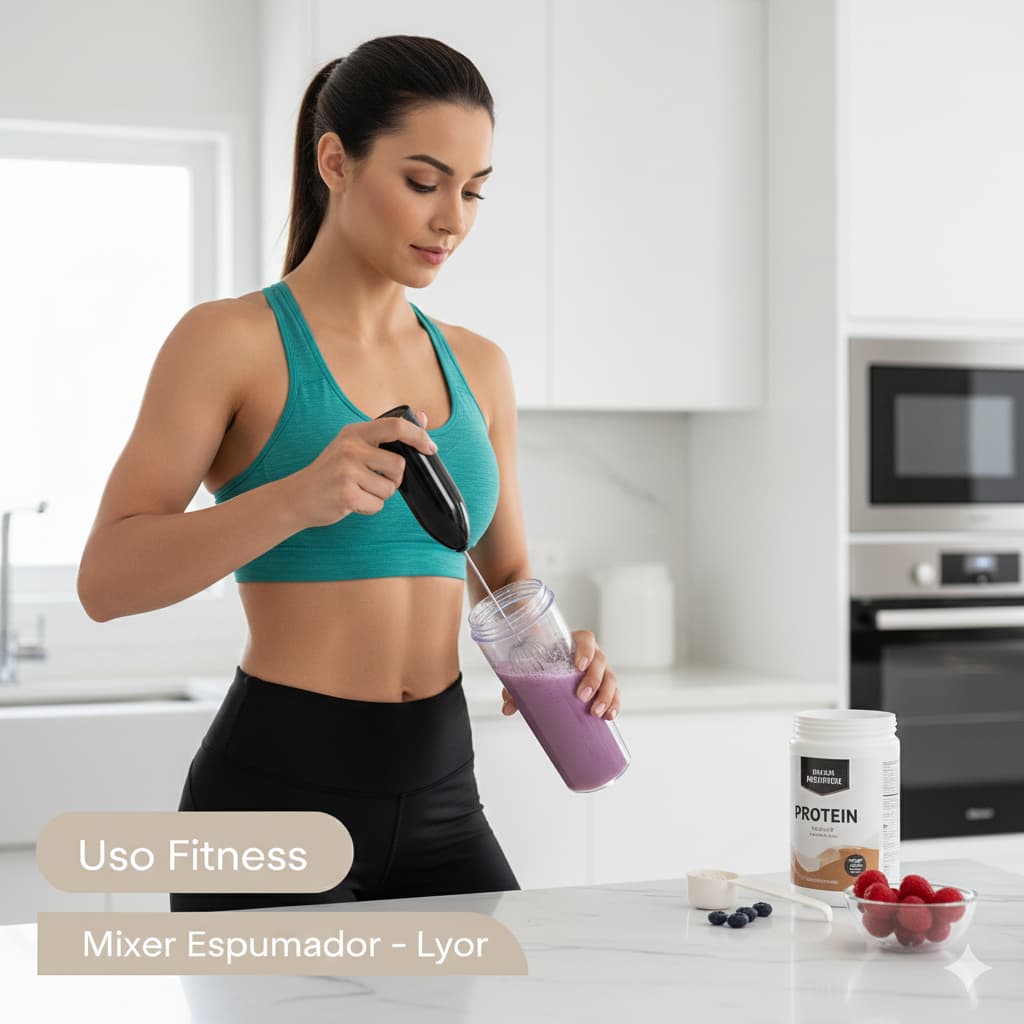 Batedor Misturador Mixer Elétrico Para Bebidas