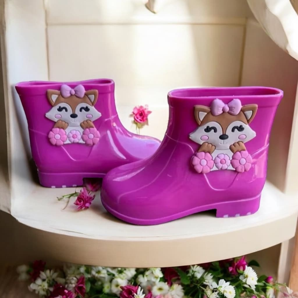 Galocha Infantil Menina Bota Leve Confortável Antiderrapante