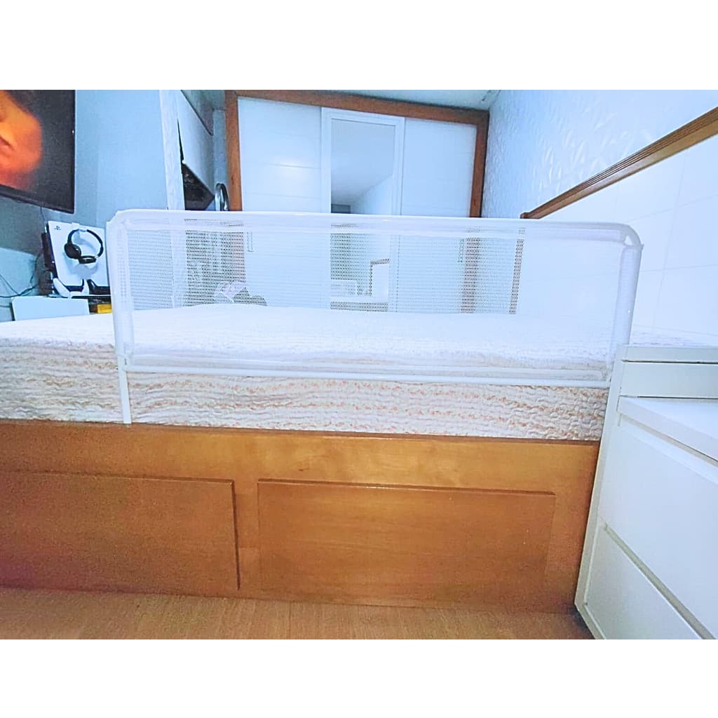 Grade de Cama com Tela de Segurança para Bebês, Crianças e Idosos PEQUENA, MÉDIA E GRANDE