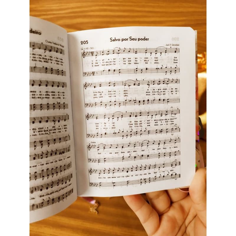 Hinário personalizado CCB em Dó  musical cifrado pauta