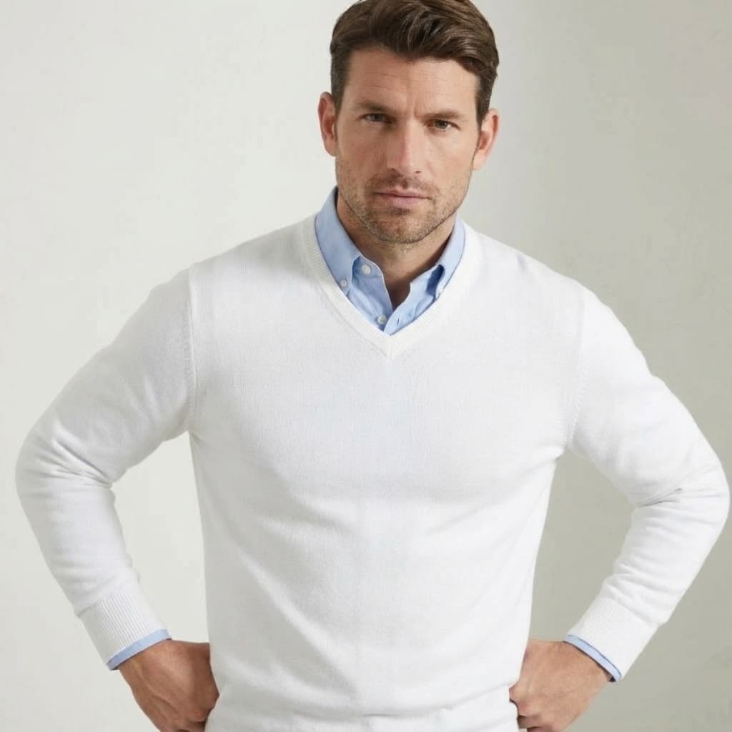 SUETER DE LÃ UNIFORME ADMINISTRATIVO ESCRITÓRIO GOLA V