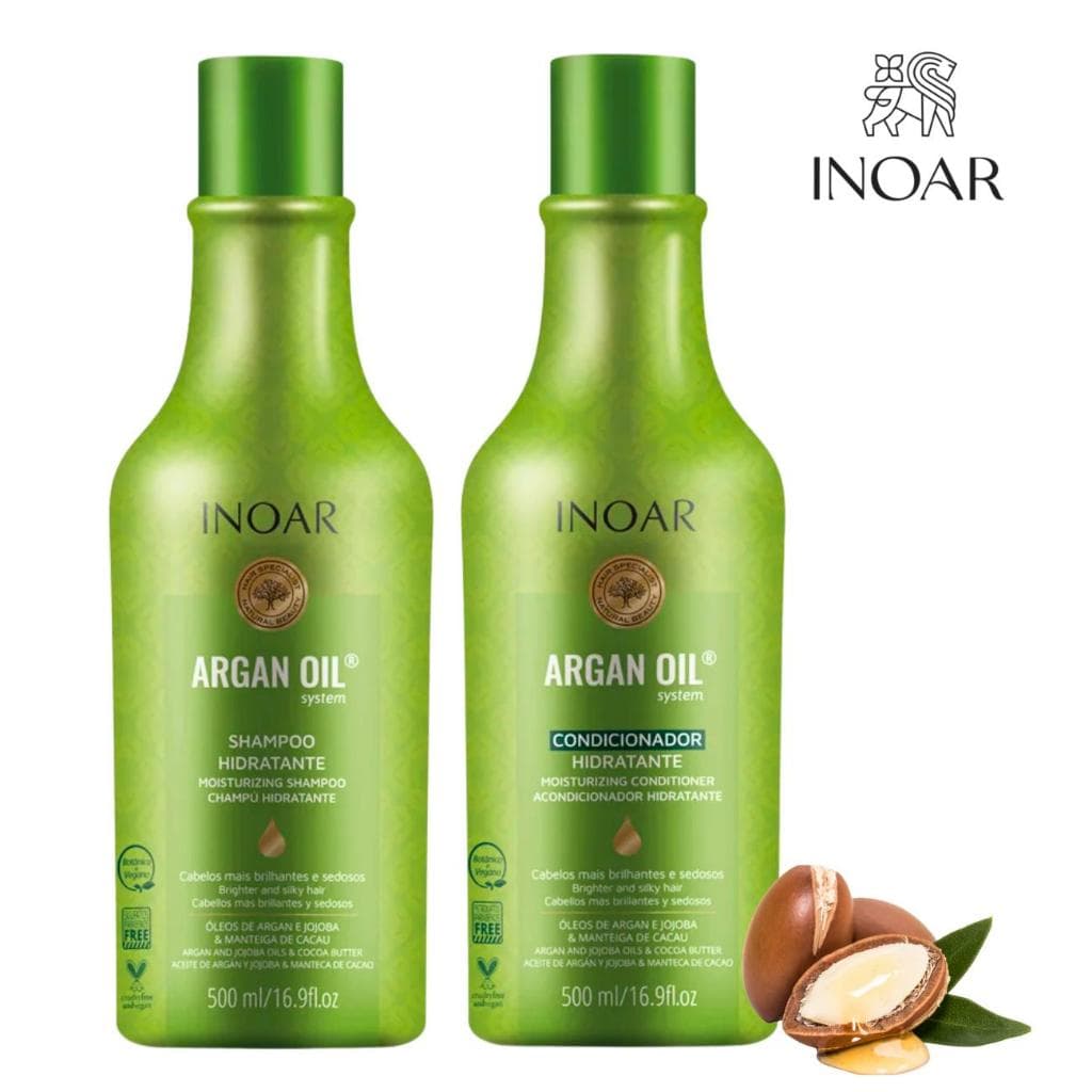 Inoar - Kit Argan Shampo 500ml + Condicionador 500ml | Envio IMEDIATO!