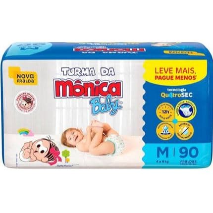 Fralda Pacotão Turma da Monica Bag  Hiper