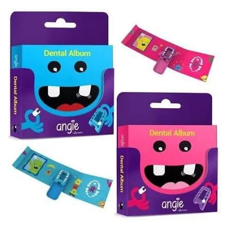 Album Dental Premium Porta Dente De Leite Angie Angelus