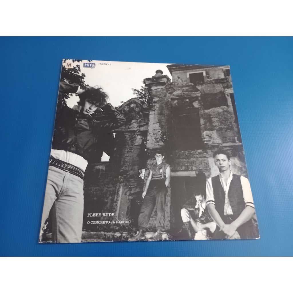 Lp Plebe Rude - O Concreto Já Rachou (1985/encarte)