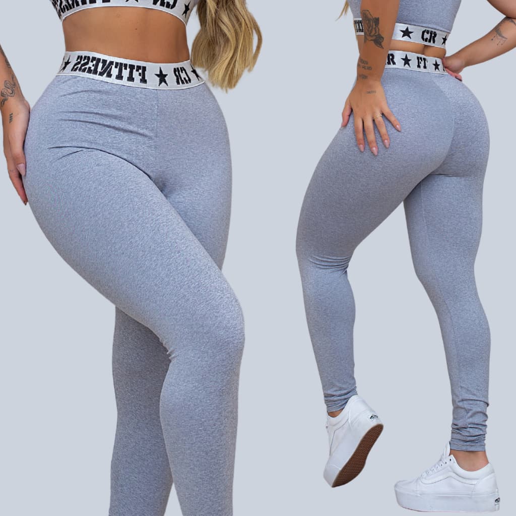 Legging Elástico Exposto Academia