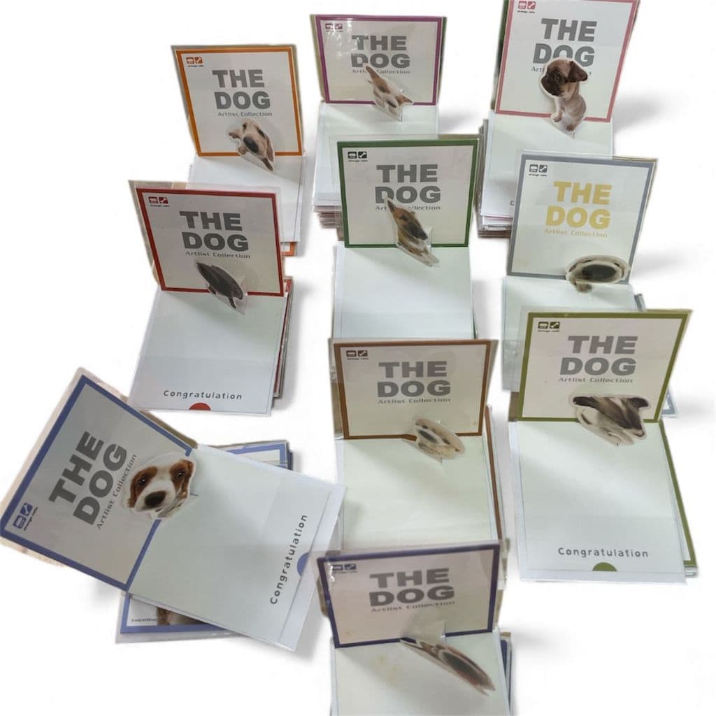 Cartão The Dog Artlist Collection cartão 3d PARA COLECIONADORES