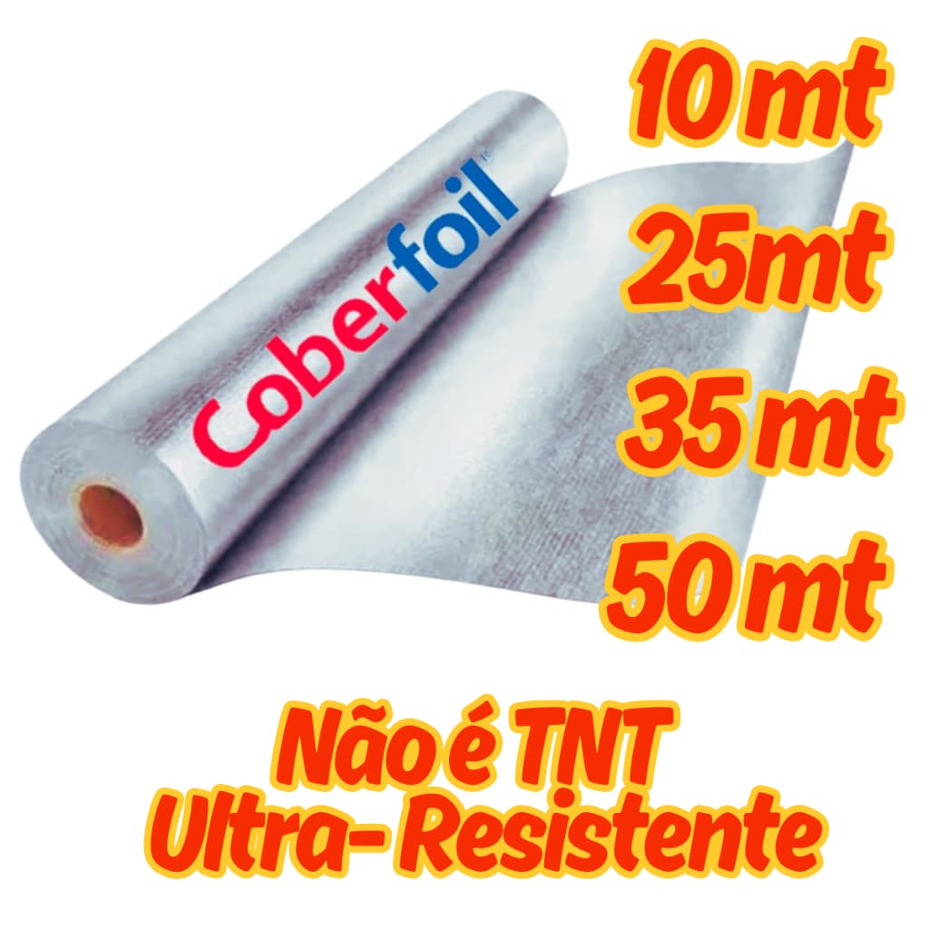 Manta Térmica Para Telhado 1 Face Subcobertura Reduz a Temperatura Forro PVC