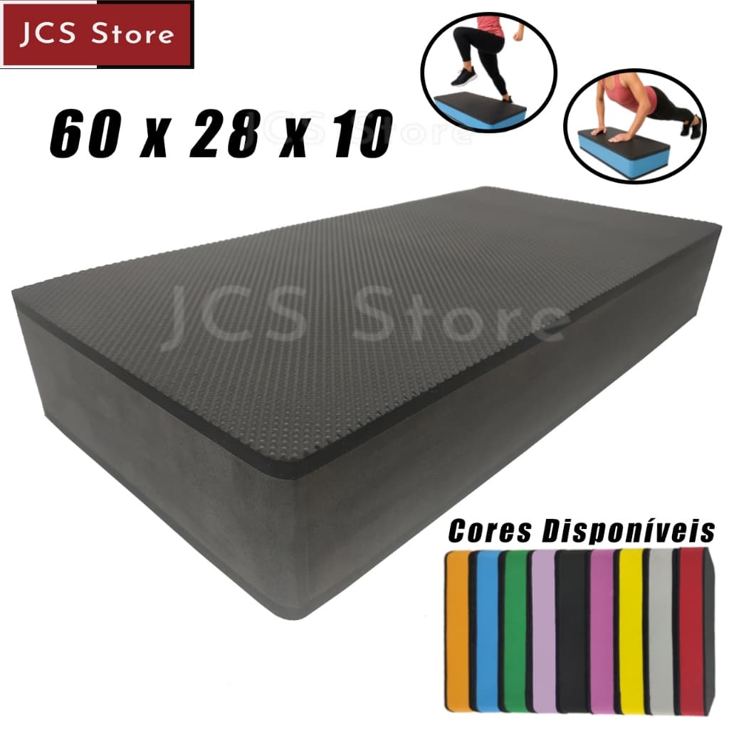 Step 60 X 28 X 10 Academia Exercíos Fitness Aeróbico Esporte E.V.A