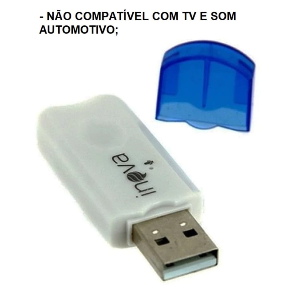 Adaptador Receptor Bluetooth USB para Caixa de Som– BTMR-6314 Inova
