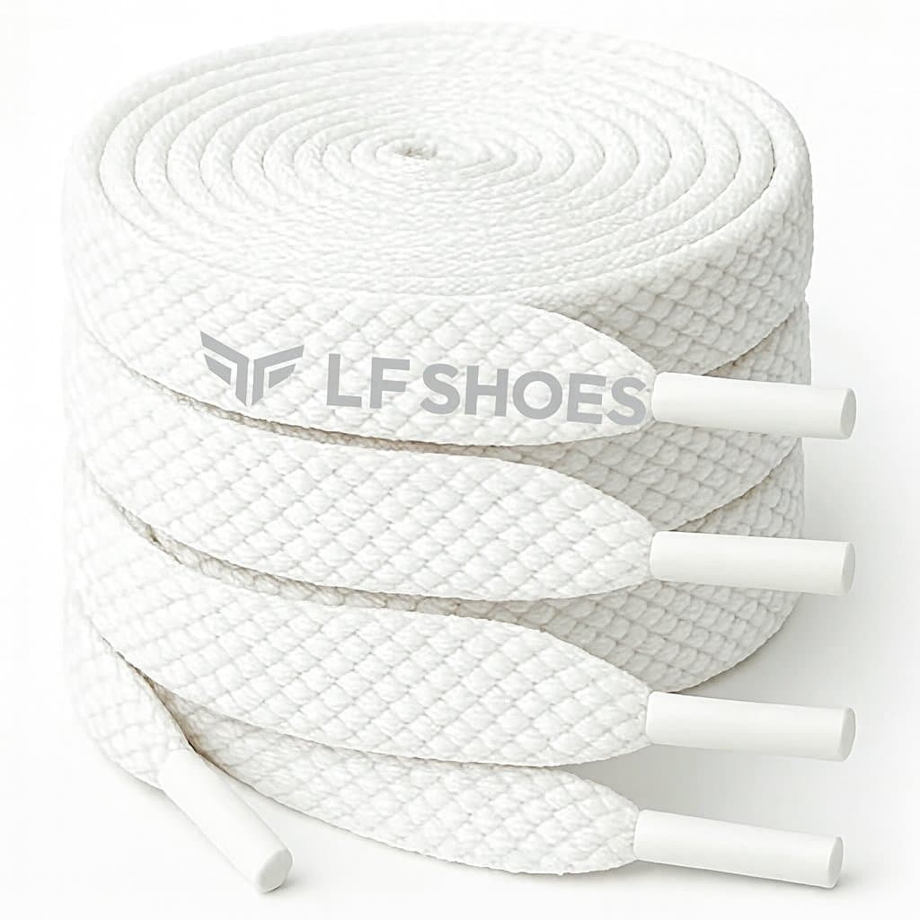 10 Pares Cadarço Cordão Atacador 1,20 Cm Preto e Branco Tenis Bota Unissex