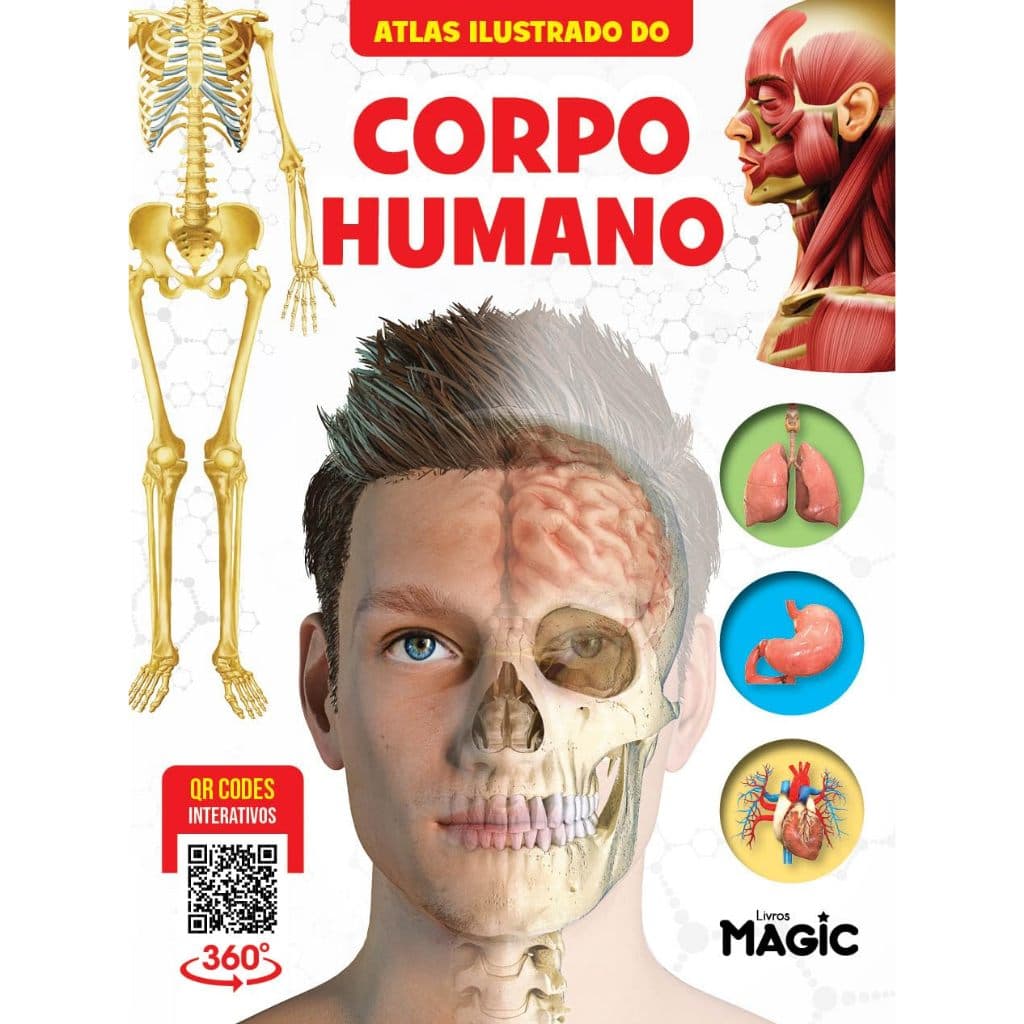 Livro Atlas ilustrado do corpo humano