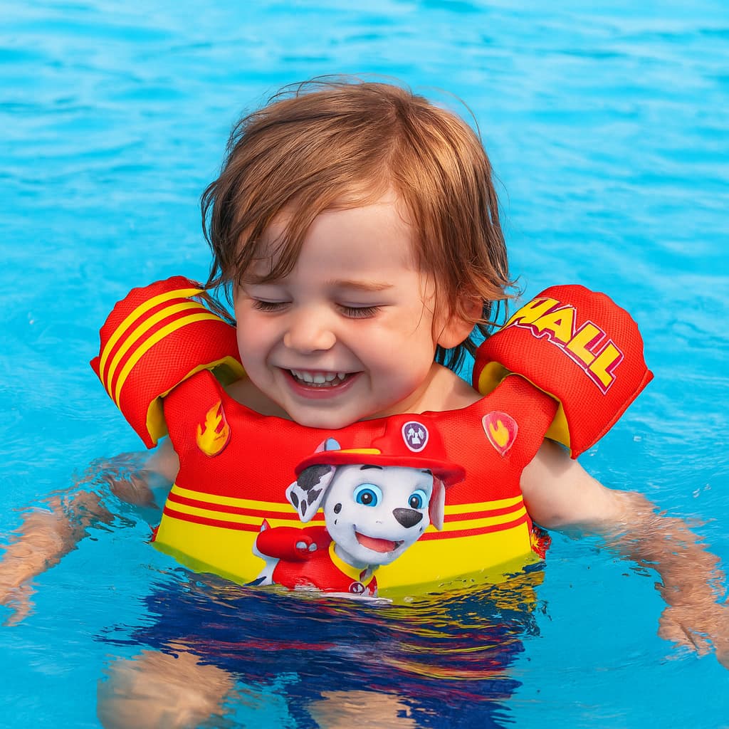 Boia Colete Flutuante Infantil De Natação Patrulha Canina Piscina Para Crianças Salva Vidas