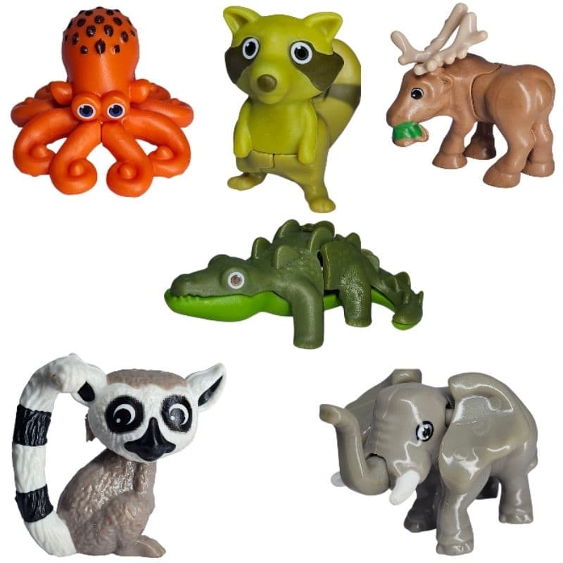Brinquedos Miniaturas Animais Kinder Ovo