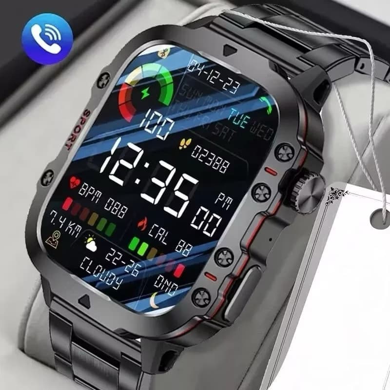 Smartwatch C30 Pro de 2025, com tela de 1,73 polegadas e chamada sem fio via Bluetooth