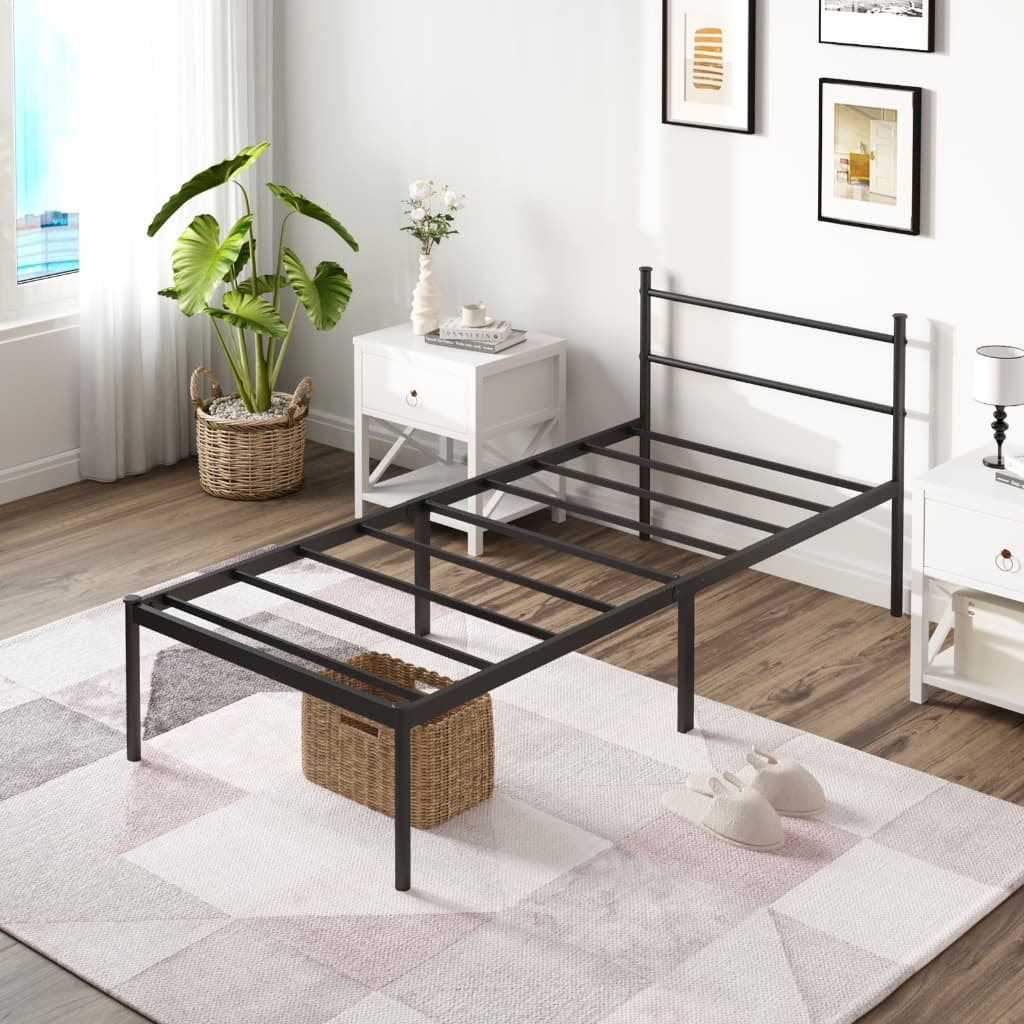 Estrado de Metal para Cama de Casal/Cama de Solteiro – Dobrável e Fácil de Instalar Suporta até 400 kg