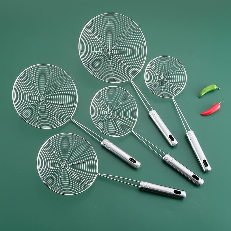 【Bestseller】Escumadeira Fritura Inox TOP RIO 13x33.5cm – Resistente, para Frituras!