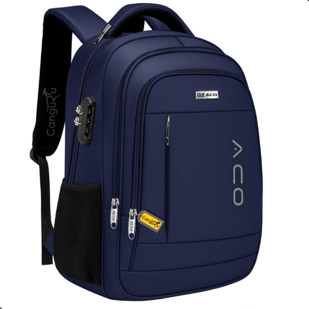 Mochila Reforçada Masculina Feminina Cadeado Trabalho Escola Faculdade Viagem Resistente Saída USB