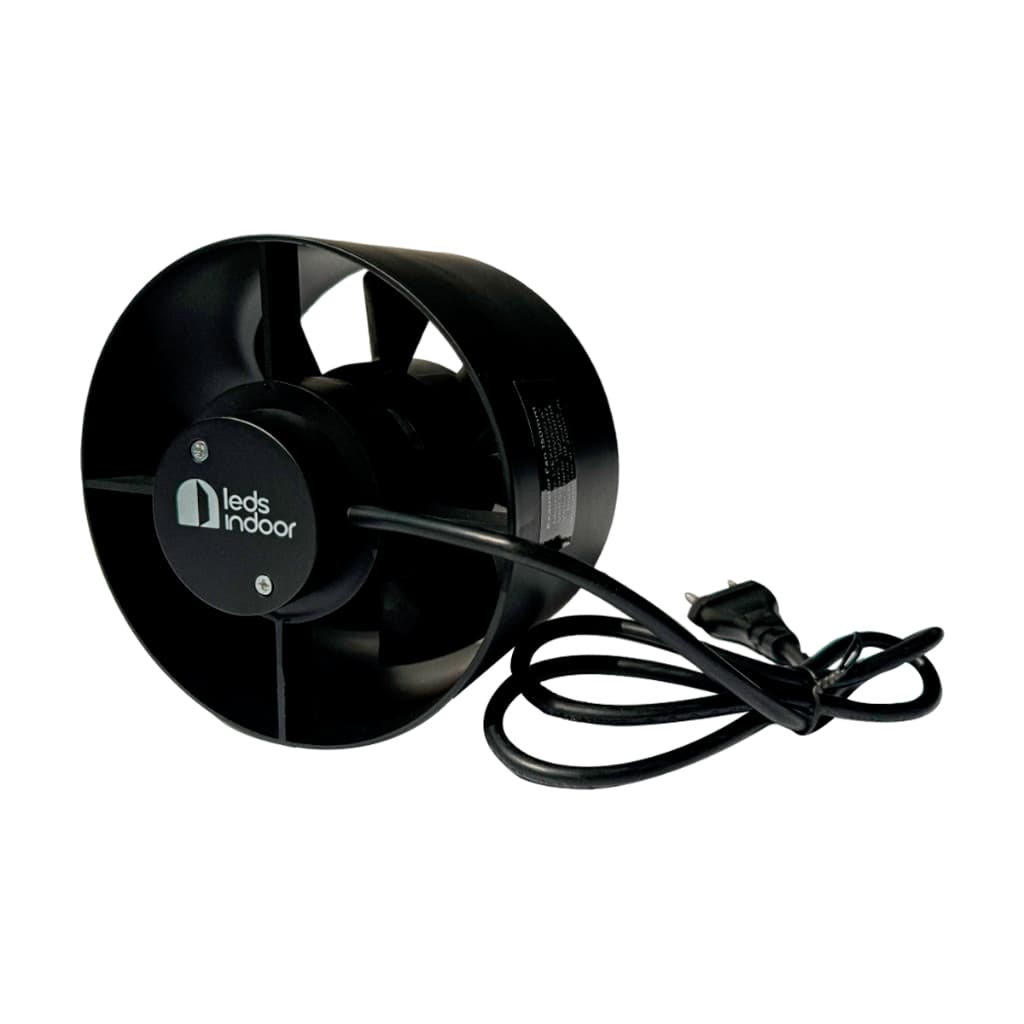 Exaustor Axial leds indoor Silencioso Para Cultivo - 100mm, 125mm, 150mm 110v/220v