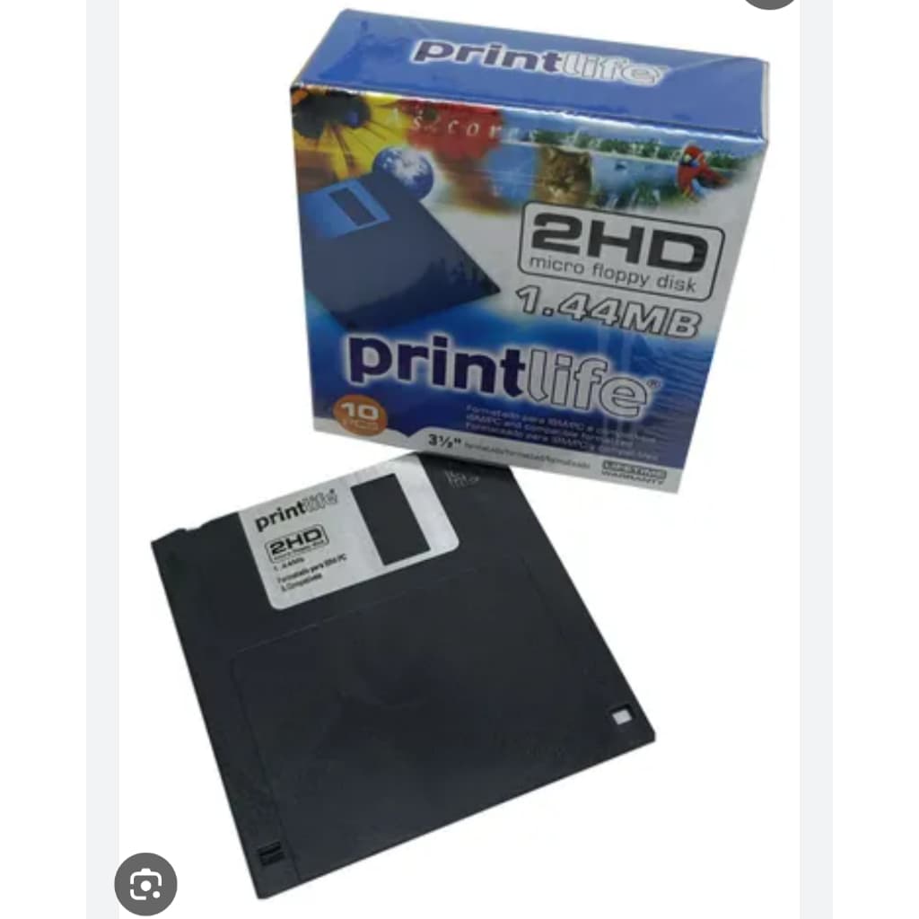 DISQUETES NOVOS 1.44MB - 2HD - 3'5 POLEGADA CAIXAS LACRADAS!