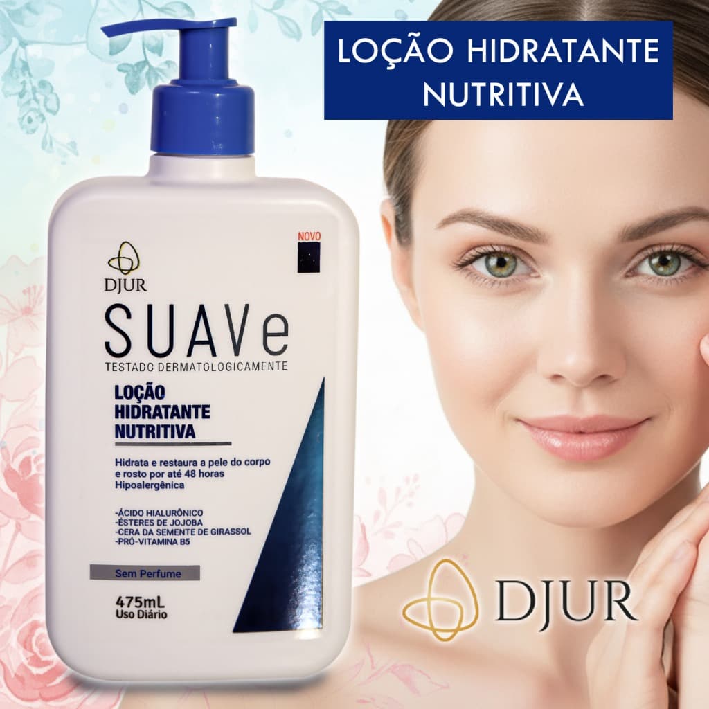 Loção Corporal Intensa Sem Corantes Nutritivo Hidratação Avançada Ácido Hialurônico