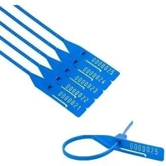 Lacre Plástico Numerado – Kit com 20 Unidades