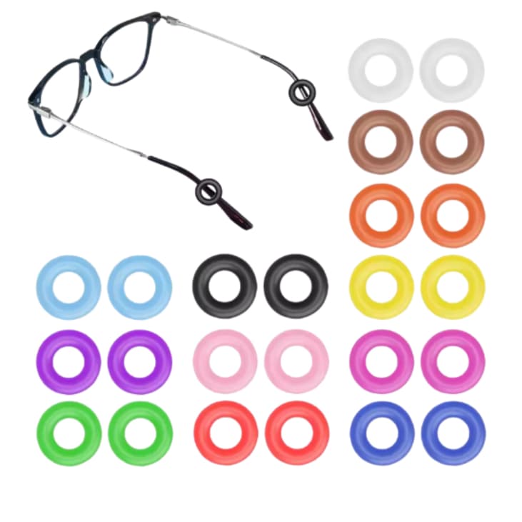 Suporte Para Armação de Óculos Antiderrapante Orelha Formato Redondo Silicone Adulto e Infantil Várias Cores