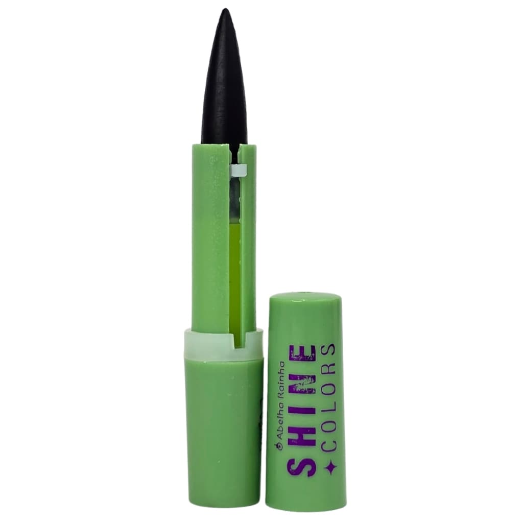 Kajal 2 Em 1 Preto Shine Colors Abelha Rainha 1,3g