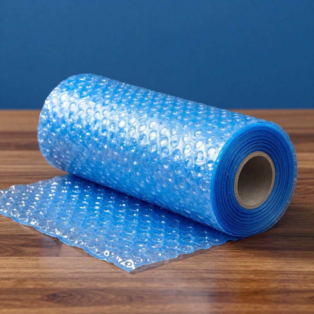 Plástico Bolha Azul 40cm x 100m Reforçado 35 Micras – Proteção Extra para Envio e Mudança!