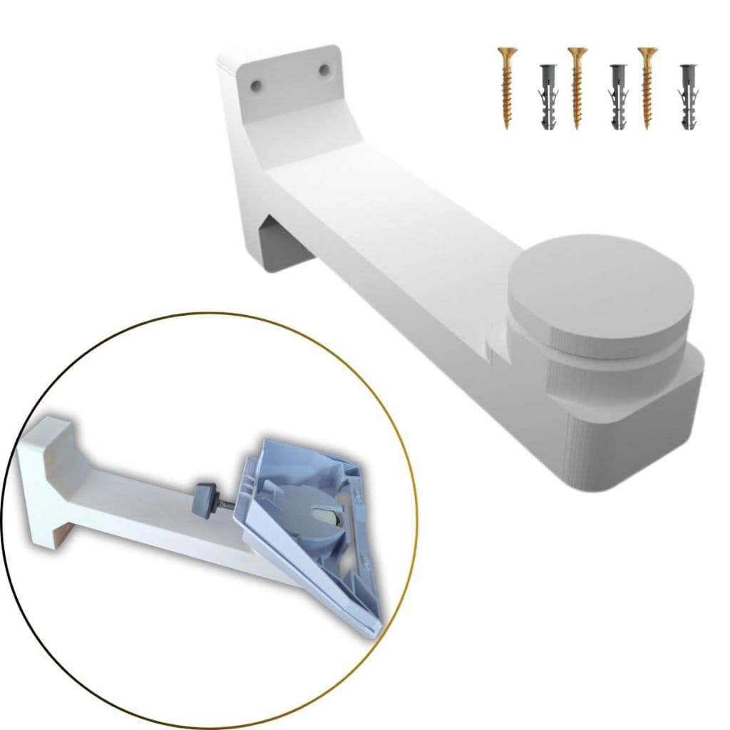 Suporte Antena Starlink Mini 4 geração v4 Fixação de Parede Slim