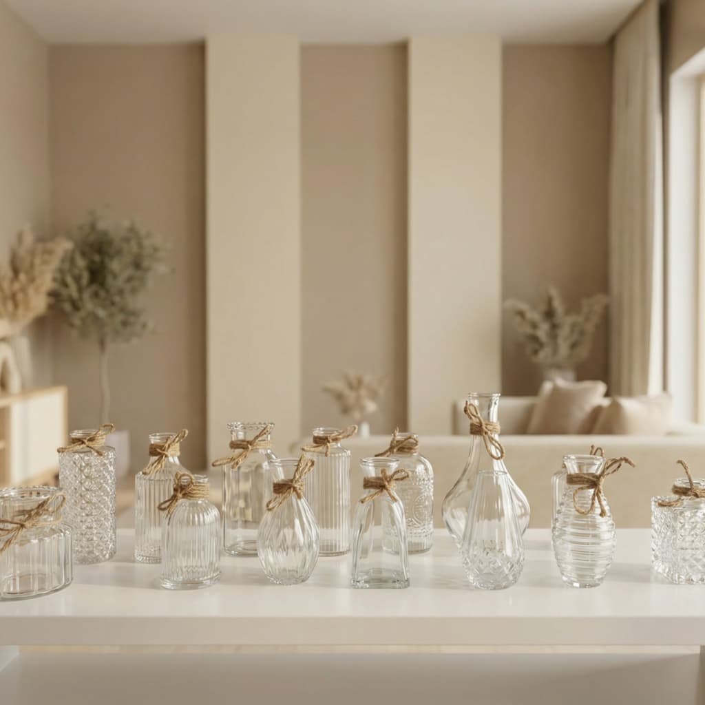 Vasos De Vidro Mini Lyor Wolff Decoração Mesa Posta Festas Flores Plantas Eventos Presente Jarrinho