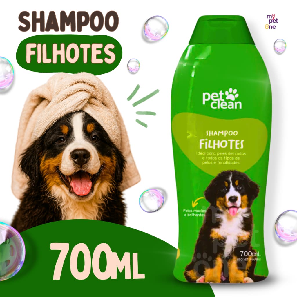 Shampoo e Condicionador 700ml Filhotes 2 em 1 - Pet Clean