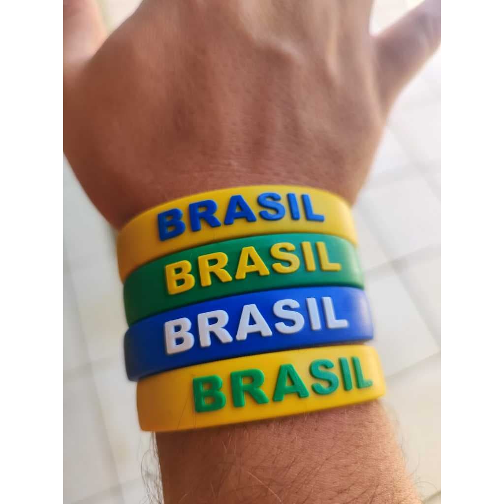 PULSEIRA BRASIL AJUSTÁVEL COPA DO MUNDO EM BUSCA DO HEXA