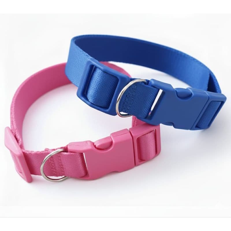 2 Coleiras Para Cachorro Porte Médio Ajustavel(Fita de 20mm)Resistente Ótima Qualidade. 2 Coleiras Cachorro Porte Médio