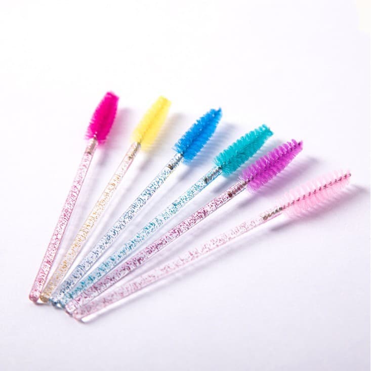 50 Escovinhas Alongamento Cílios Sobrancelha Descartável