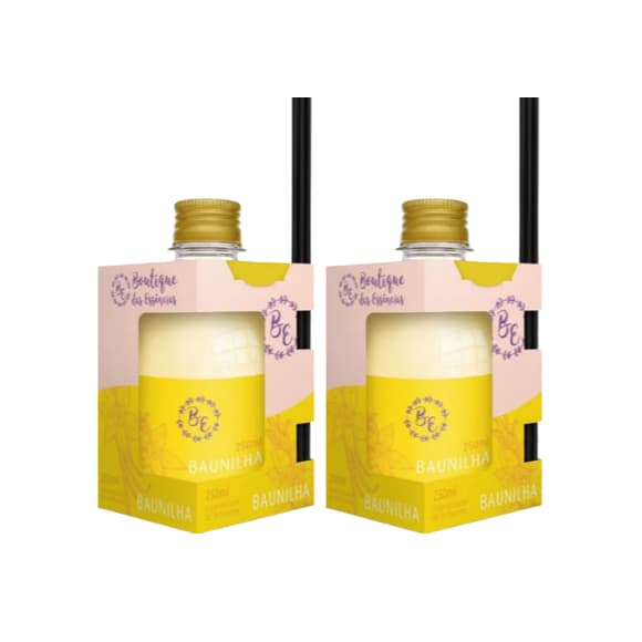 2 Difusor/Cheirinho De Ambiente 250ml Boutique Champanhe