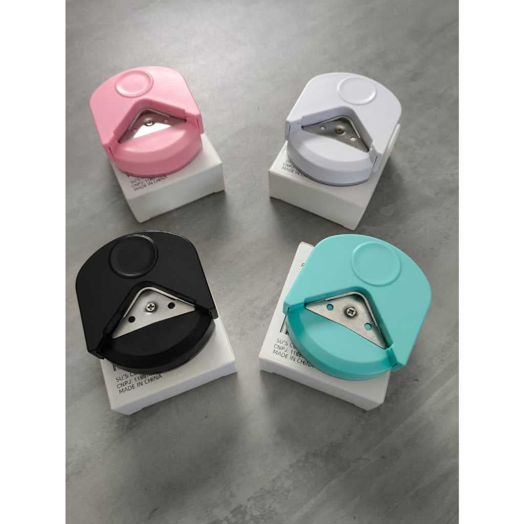 Arredondador de Canto Portátil Cortador de fotos Aparador de papel