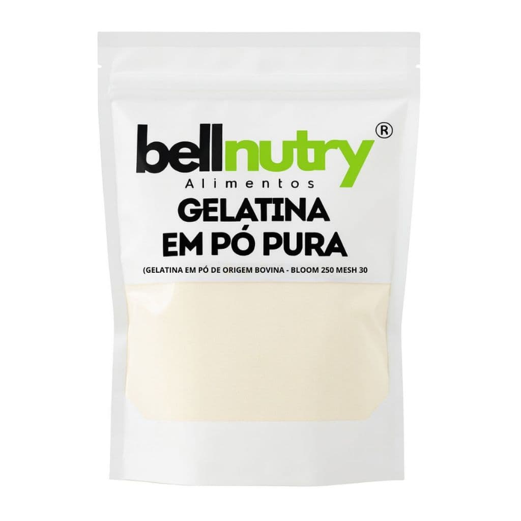 Gelatina Colageno Puro Sem Sabor E Incolor 500g - Bellnutry Alimentos