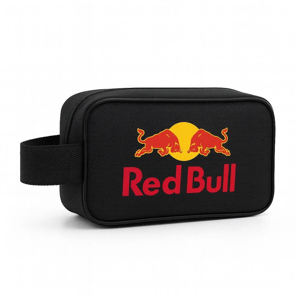 Necessaire Unissex Premium RED BULL Nylon Impermeável Viagem