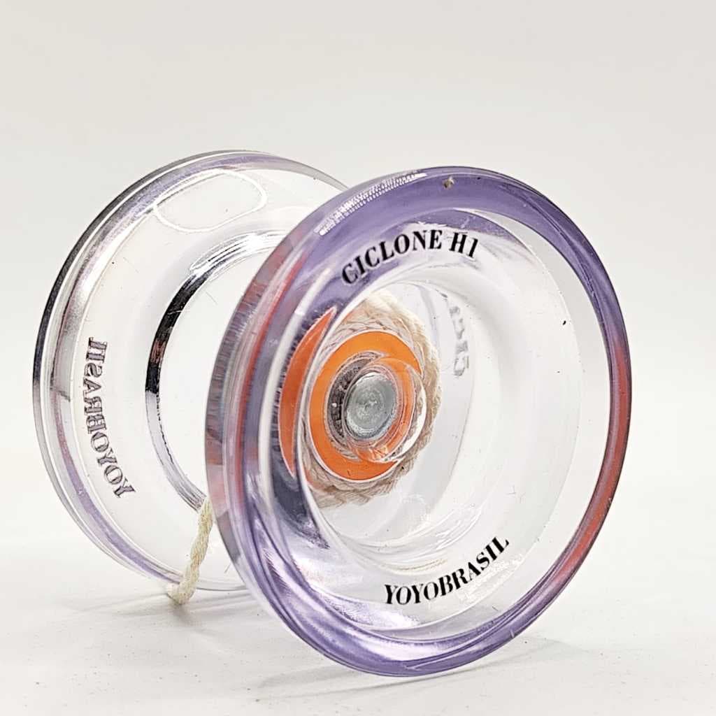 yoyo Profissional YOYOBRASIL Ciclone H1 + 3 CORDAS DE REPOSIÇÃO   (ioio, yo yo, Io io)
