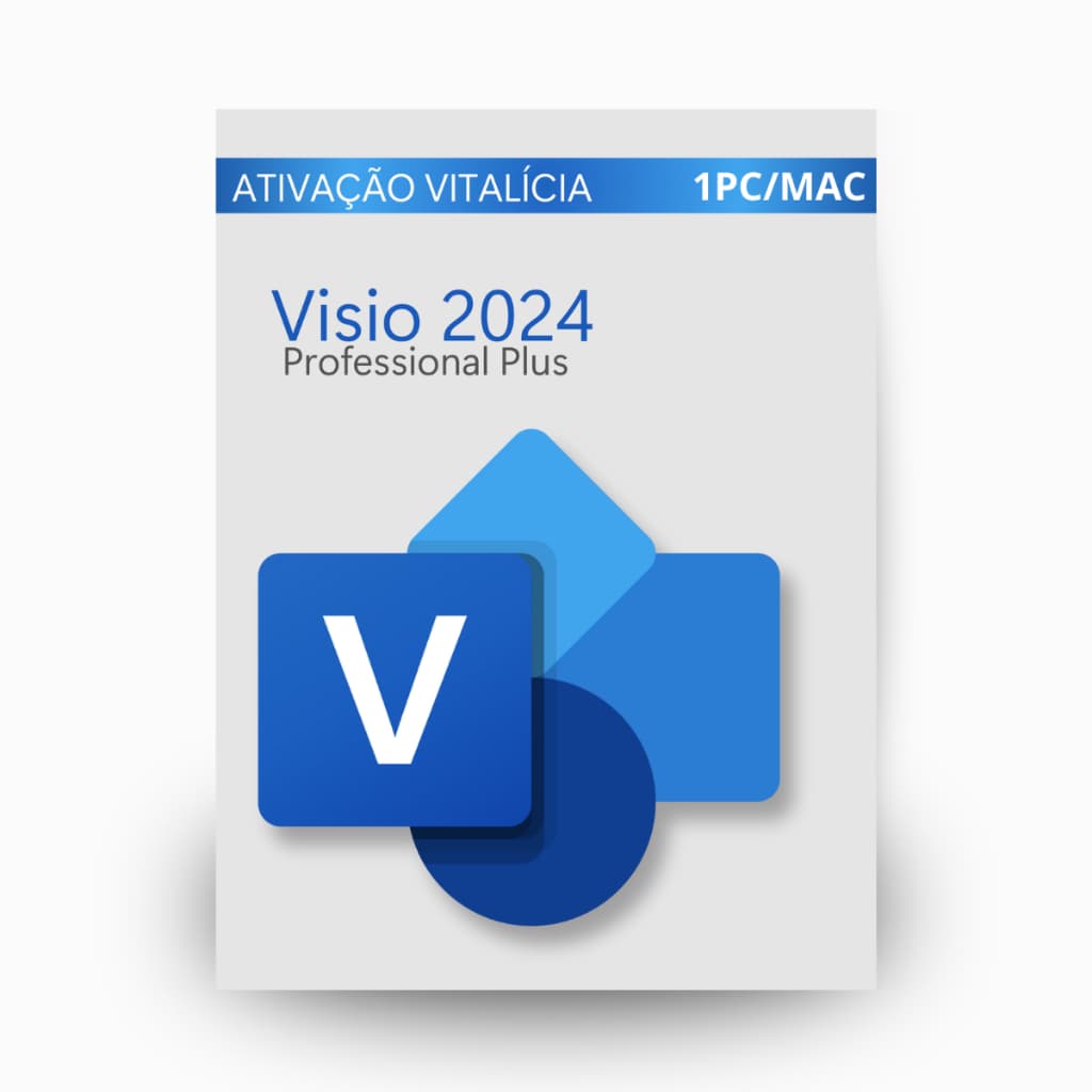 Microsoft Visio 2024 Professional – Licença Original – Entrega Física
