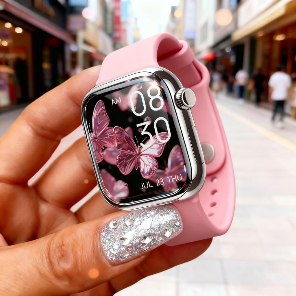 smartwatch relogio feminino watch10max relógio digital feminino inteligente esporte  Android iOS