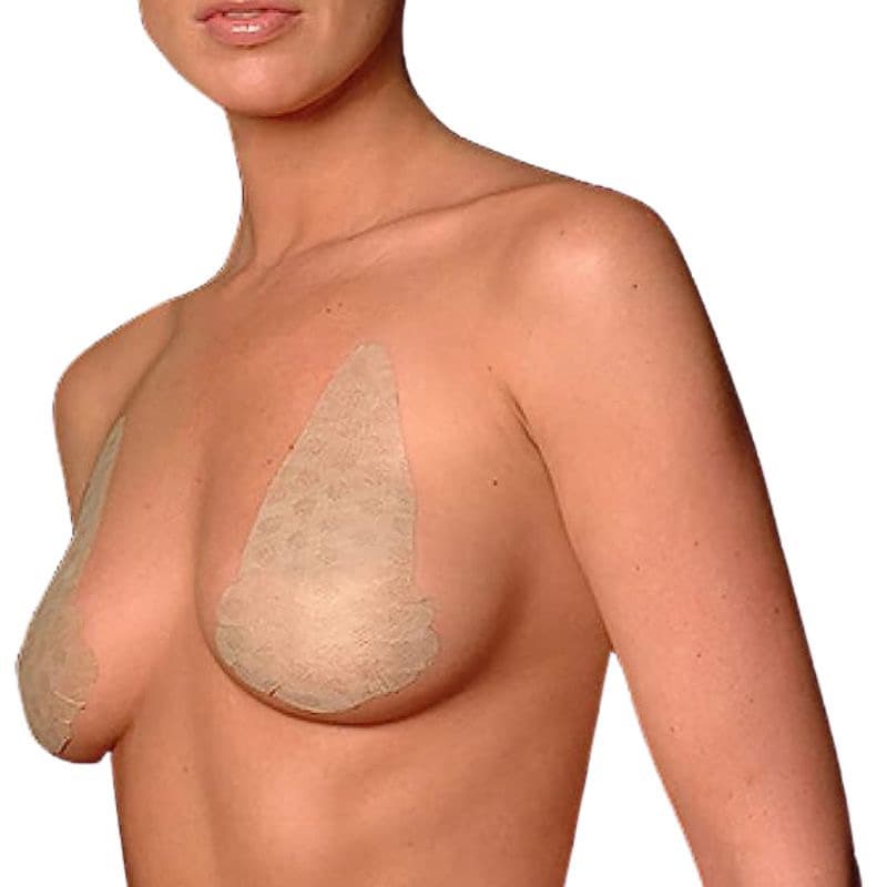 Kit 5 Pares – Sutiã Adesivo Levanta Seios em Tecido Invisível | Efeito Push Up suporte para peitos