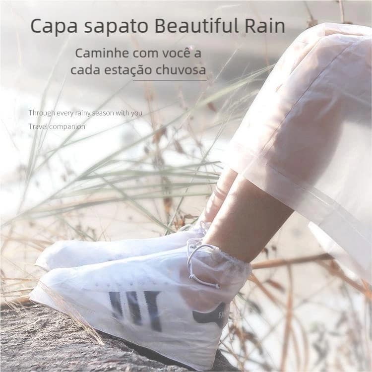 Capa de Sapato Silicone Impermeável Antiderrapante - Unissex Protetor | Uso Interior e Exterior Prático