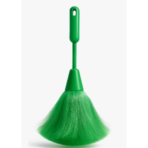 Espanador De Nylon Sintético Cabo Plástico Clink Max Clean Verde