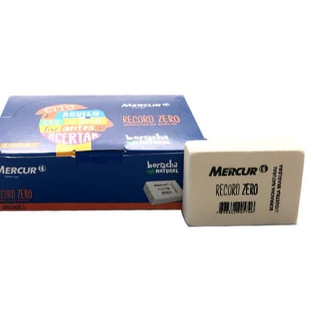 BORRACHA GRANDE BRANCA KIT 2 UND RECORD ZERO GRANDE MERCUR