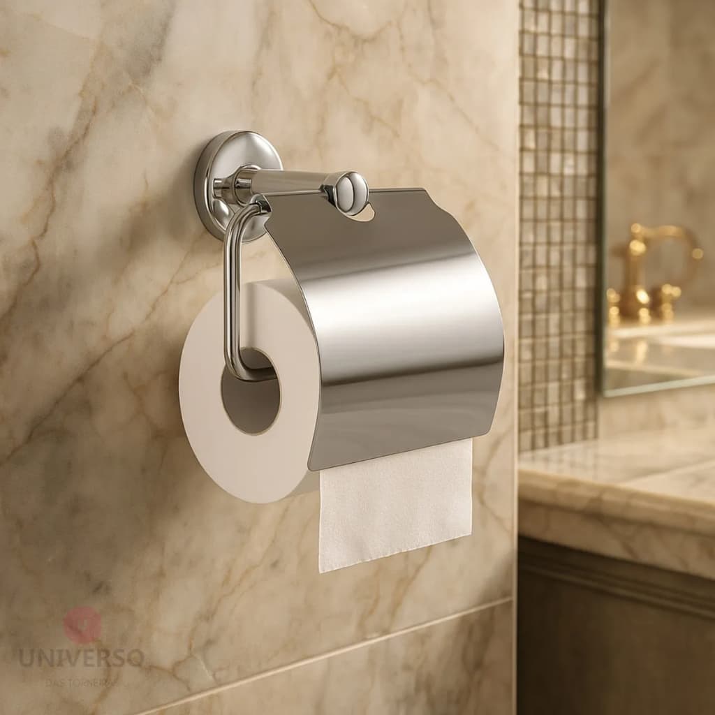 Porta papel Higienico papeleira de parede para banheiro lavabo