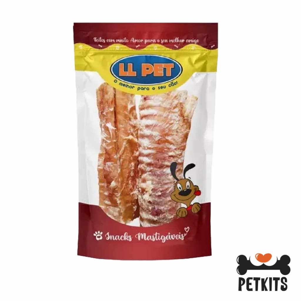 (Traqueia Bovina) Petisco Mordedor Natural LL Pet