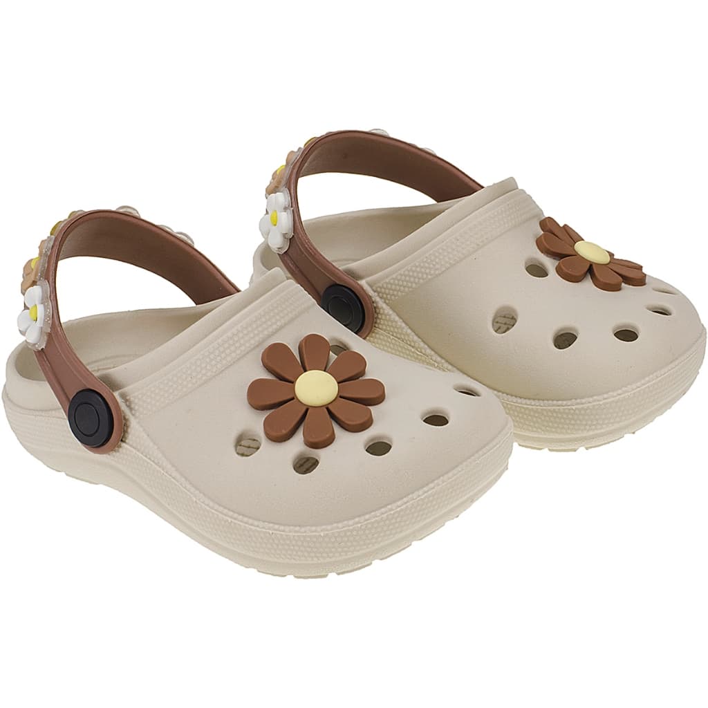 Sandália Infantil Menina Margaridas Feminino Criança Leve Color Verão Natal Confortável SôLuz