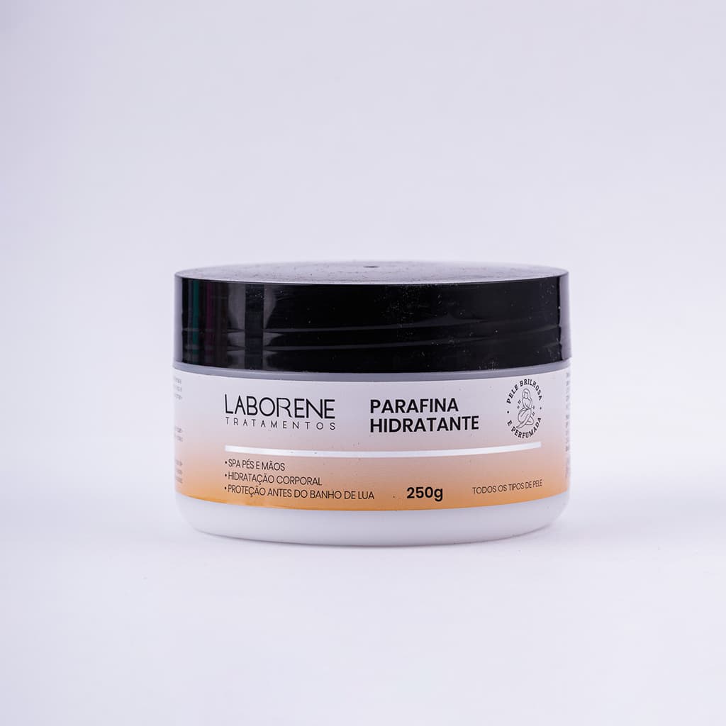 Parafina Hidratante 250g Profissional - Spa dos Pés e Mãos, Banho de Lua e Hidratação Corporal - Laborene
